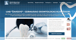 Desktop Screenshot of klinikazavesys.lt